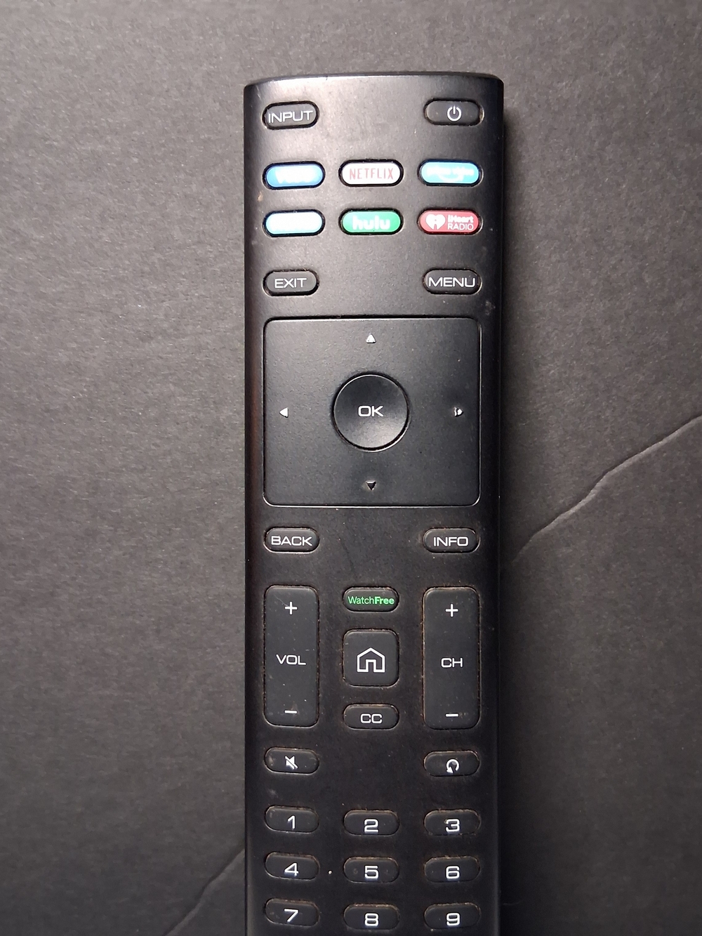 Used Genuine Vizio XRT136 TV Remote Control V42-D9 E70-F2 M42-E6